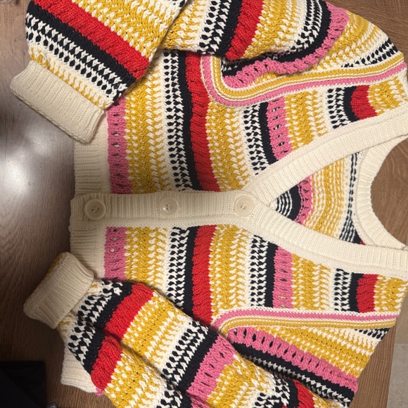 ba&sh Multicolor Striped Cardigan - Picture 11 of 15